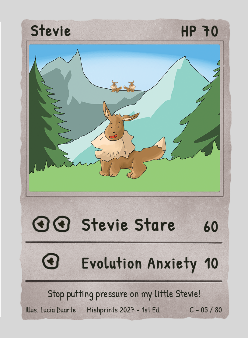 Stevie parody card